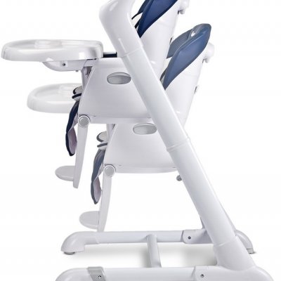 Detská jedálenská stolička 2v1 Caretero Indigo grey