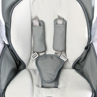 Detská jedálenská stolička 2v1 Caretero Indigo grey