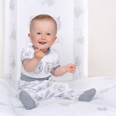 Prebaľovacia podložka New Baby Emotions biela 80x50cm