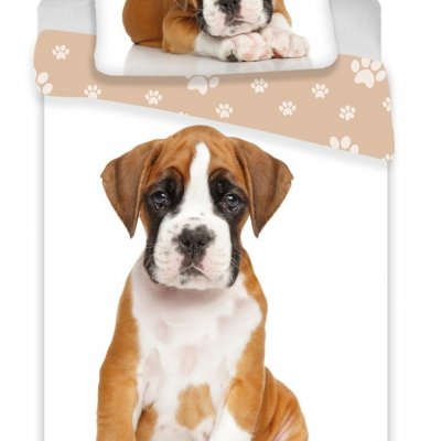 Posteľné obliečky Dog brown