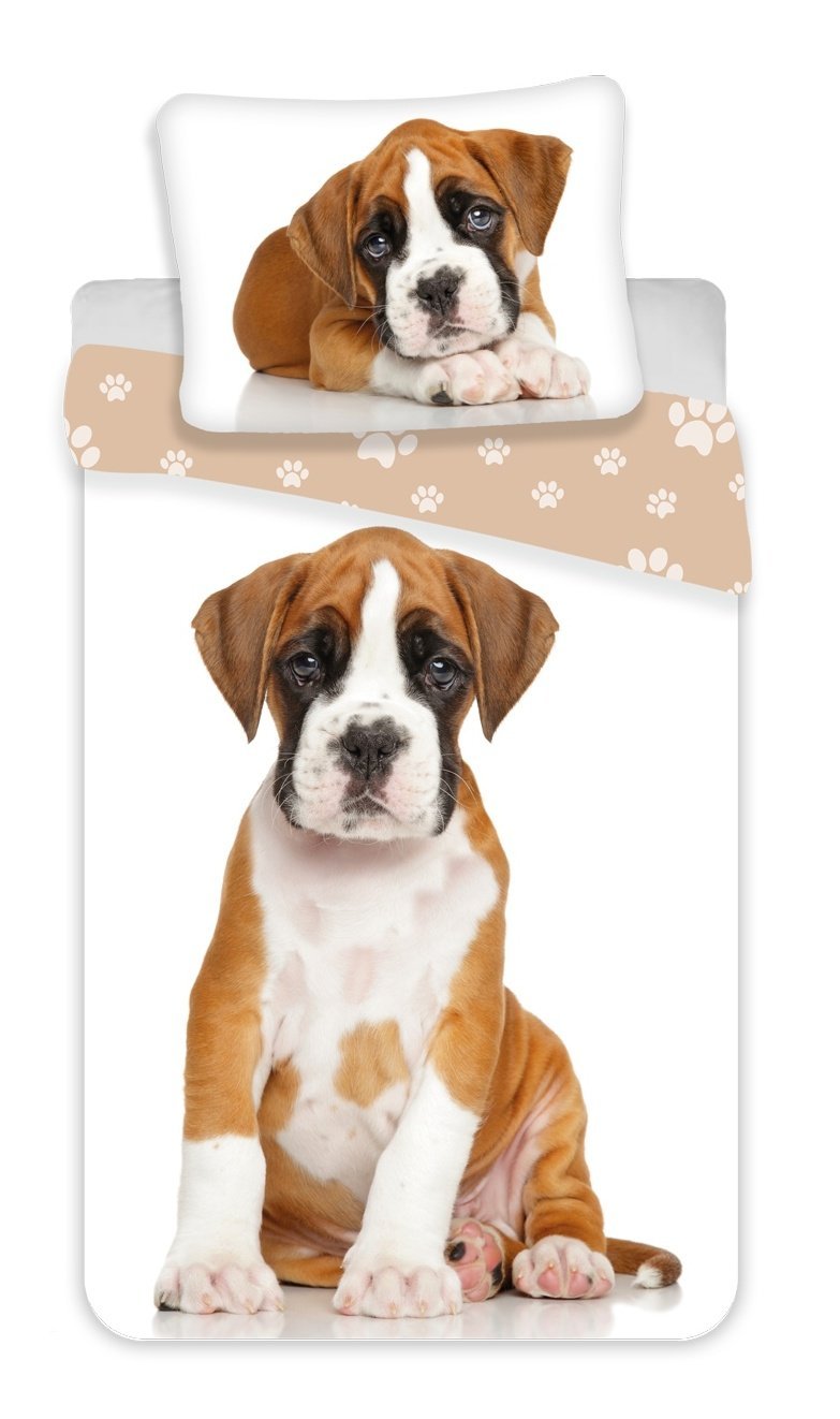 Posteľné obliečky Dog brown