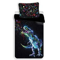 Posteľné obliečky Dinosaur Black
