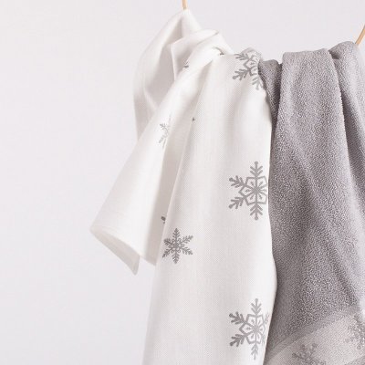 Kuchynské utierky Froté Holy šedé