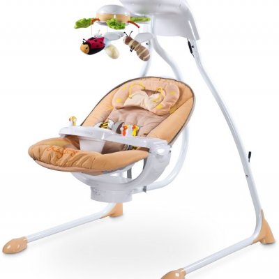 Detská hojdačka CARETERO Bugies beige