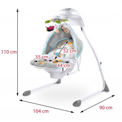 Detská hojdačka CARETERO Bugies beige