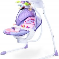 Detská hojdačka CARETERO Bugies purple