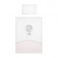 6-dielne posteľné obliečky Belisima Ballons 100/135 ružové