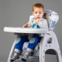 Jedálenská stolička CARETERO HOMEE grey