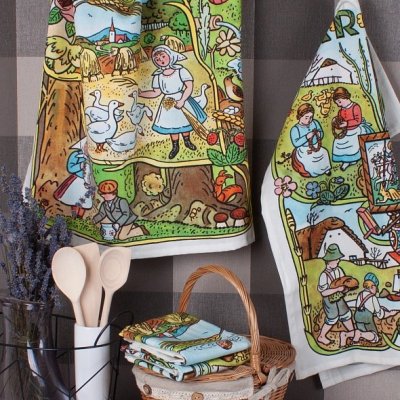 Kuchynské utierky Jar a Leto