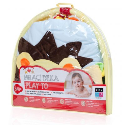 Hracia deka s melódiou PlayTo levíča s hračkou