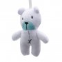 Detské hojdacie lehátko NEW BABY TEDDY Gray