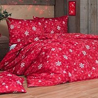 Flanelové obliečky Vločky