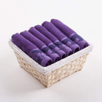 Uterák pre hostí Flora tmavo fialová 6ks