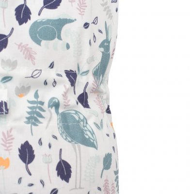 Klasická šnurovacia zavinovačka New Baby Vafle fialová králičky