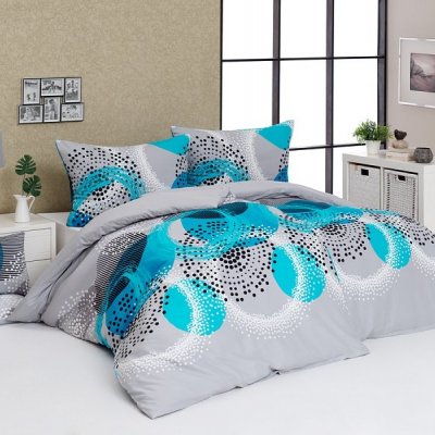 Krepové posteľné obliečky Lopesan Tyrkys