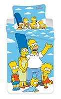 Detské obliečky SIMPSONS FAMILY CLOUDS 02