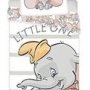 Detské obliečky Dumbo grey stripe