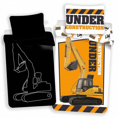 Detské obliečky Báger SVIETIACI EFEKT