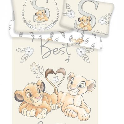Obliečky do postieľky Leví kráľ Best Friends baby Disney