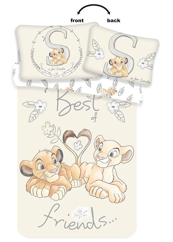 Obliečky do postieľky Leví kráľ Best Friends baby Disney