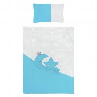 2-dielne posteľné obliečky Belisima Magic Stars 100/135 tyrkysové