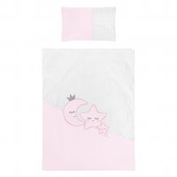 3-dielne posteľné obliečky Belisima Magic Stars 100/135 ružové