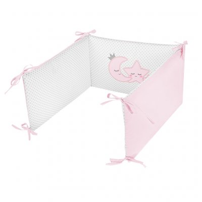 5-dielne posteľné obliečky Belisima Magic Stars 100/135 ružové