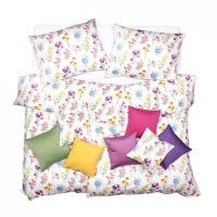 Posteľná bielizeň SATÉN PLUS záhrada 1395/1 pestrá scanquilt