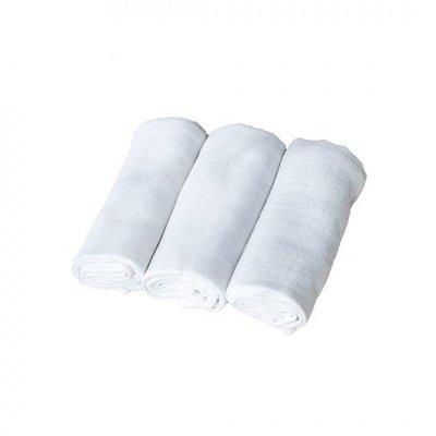 Bambusové plienky biele