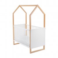 Detská buková postieľka Drewex Domček