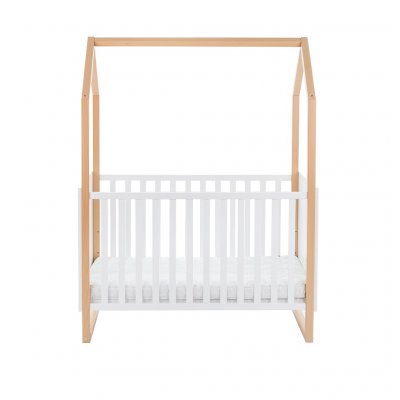 Detská buková postieľka Drewex Domček