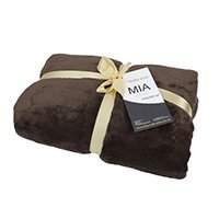 Deka Mia tmavo hnedá