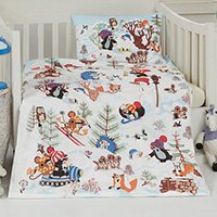 Návliečky do postieľky Krtko a zima baby