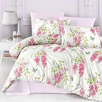 Bavlnené posteľné návliečky Fresha ružová