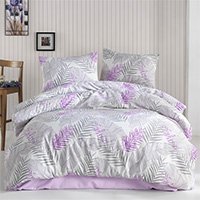 Bavlnené posteľné návliečky Irina fialová