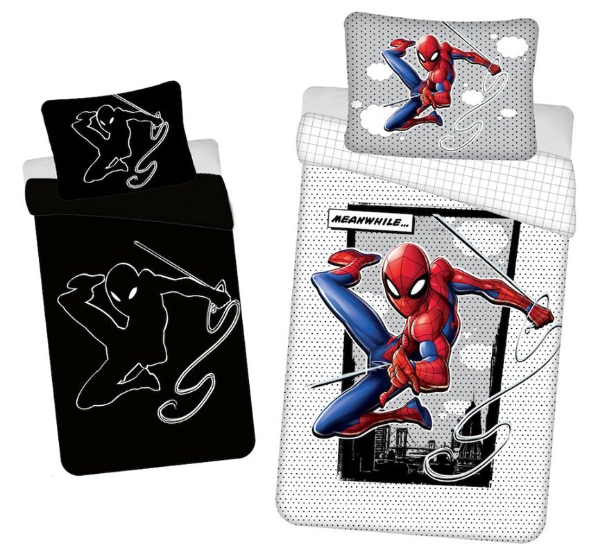 Detské obliečky Spiderman 02 SVIETIACI EFEKT