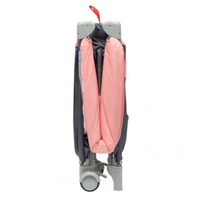 Detská cestovná postieľka Baby Mix Medvedík sivá