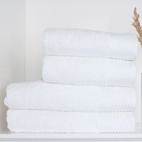 Bambusová osuška Panama biela