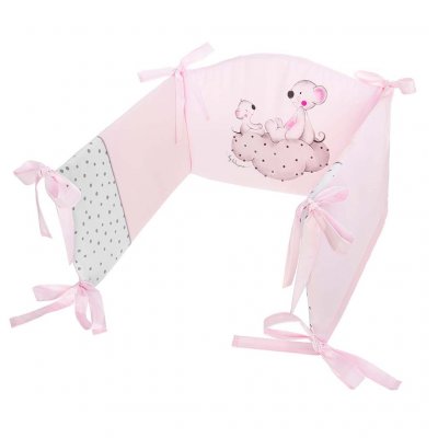 6-dielne posteľné obliečky Belisima LOVE 100/135 ružové