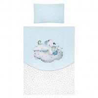 6-dielne posteľné obliečky Belisima LOVE 100/135 tyrkysové