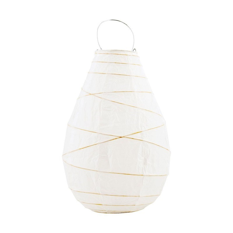 Lampáš papierový DROP biela 30cm , House Doctor