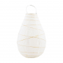 Lampáš papierový DROP biela 30cm , House Doctor
