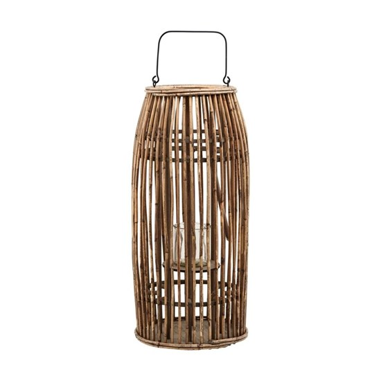 Ratanový lampáš OVA prírodný, P.30 cm, V.65 cm , House Doctor