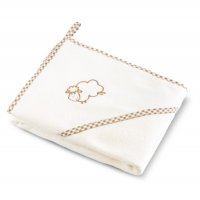 Detská osuška Sensillo Ovečka 80x80 cm béžova