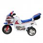 Detská elektrická motorka Baby Mix RACER biela