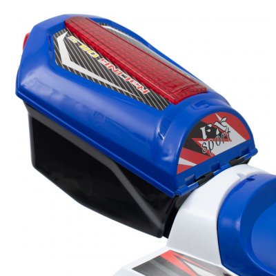 Detská elektrická motorka Baby Mix RACER biela