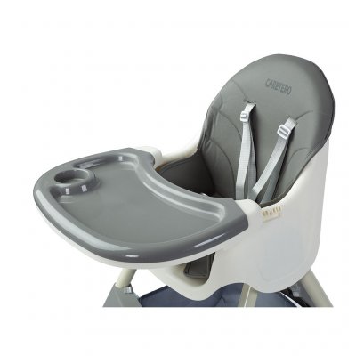 Jedálenská stolička 2v1 CARETERO Bill grey