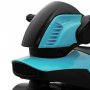 Detská elektrická motorka Baby Mix POLICE modrá