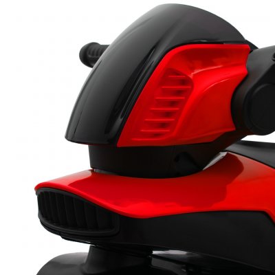 Detská elektrická motorka Baby Mix POLICE červená