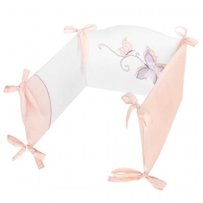 5-dielne posteľné obliečky Belisima Butterfly 100/135 ružové